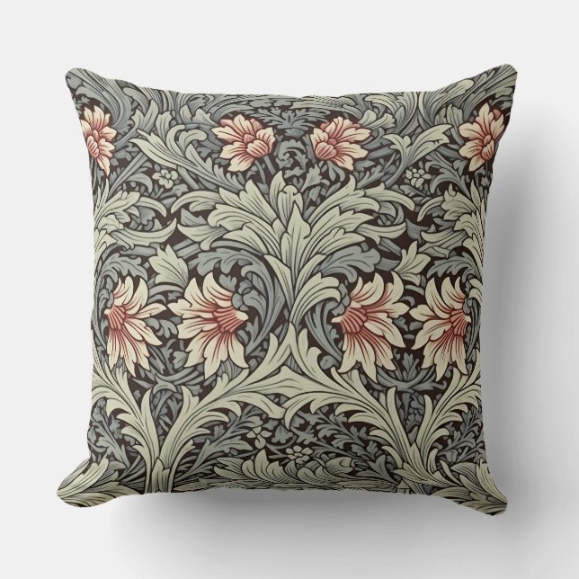 Almofada Jardim Botânico Morris de inverno (Frente)