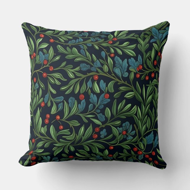 Almofada Jardim Botânico Morris de inverno (Frente)