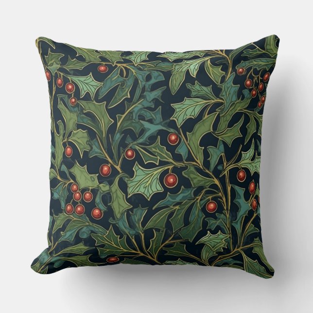 Almofada Jardim Botânico Morris de inverno (Frente)