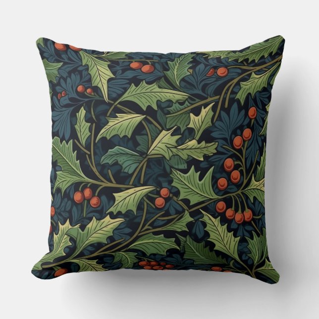 Almofada Jardim Botânico Morris de inverno (Frente)