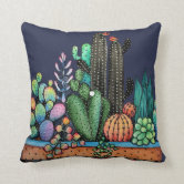 Poster Jardim De Cactus Caquetado Em Pote