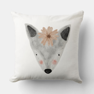 Almofada Jardim de cinzas brancas de bebês com uma cintura