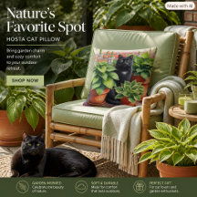 Jardim de Gatos Pretos para Pátio Exterior