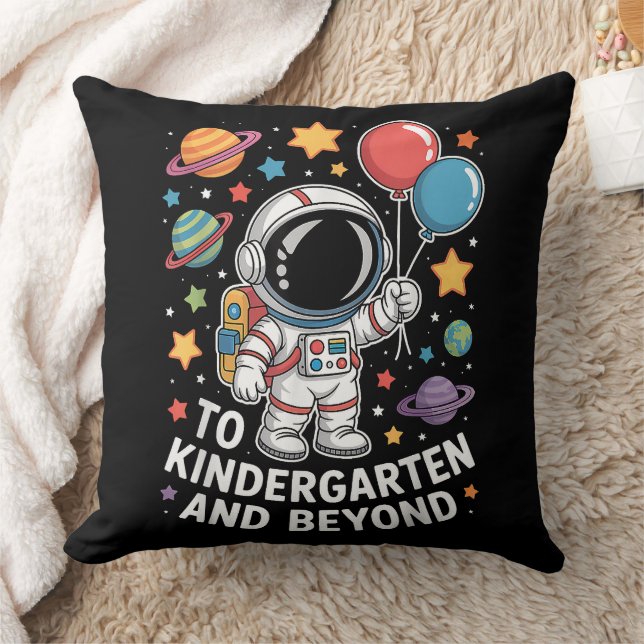 Almofada jardim de infância e além astronauta espaço (Cobertor)