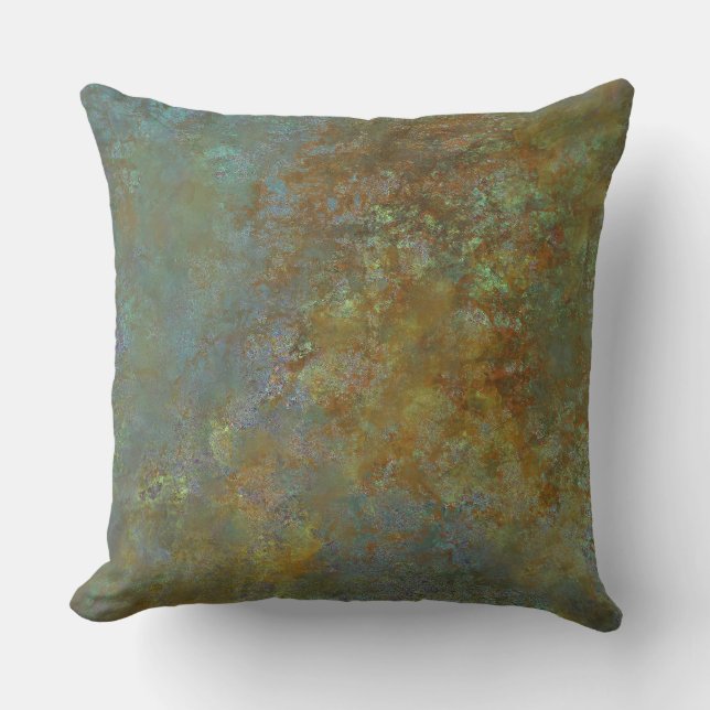 Almofada Jardim de Paciência de Arte Inspirado pela Rústica (Frente)