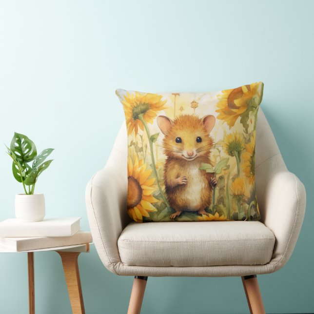 Almofada Jardim do Rato de Girassol Miceville 17 de 17 (Cadeira)
