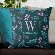 Jardim Floral Personalizado em Aquarela Escura Bon