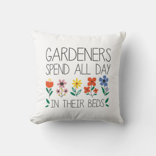 Almofada Jardineiros Passam O Dia Todo Em Suas Camas