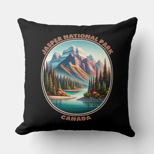 Almofada Jasper National Park Canadá (Frente)