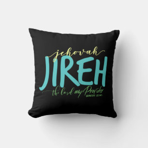 Almofada Jehovah Jireh Christian Décor, Jireh