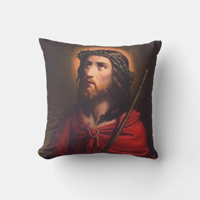 Almofada Jesus com Coroa de espinhos (Frente)