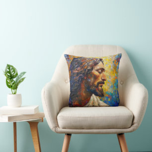 Almofada Jesus Cristianismo Neo-impressionismo