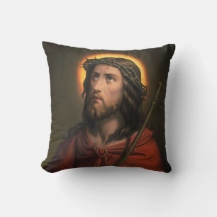 Almofada Jesus Cristo com a Coroa de Cornos