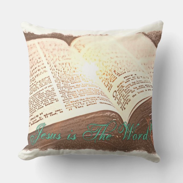 Almofada Jesus é a palavra! (Frente)