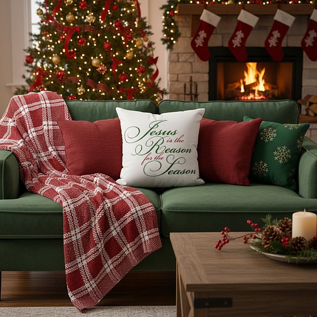 Almofada Jesus is the reason throw pillow (Criador carregado)