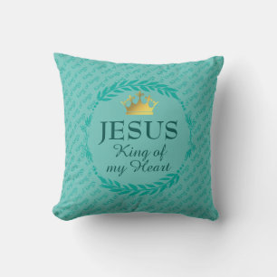 Almofada JESUS REI DO MEU CORAÇÃO TURQUIA DE CASA DE Nat