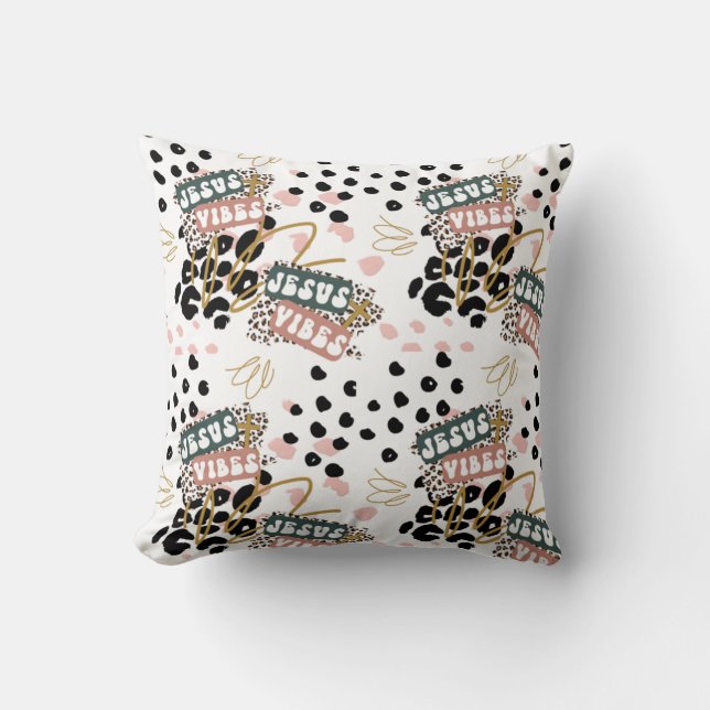 Almofada Jesus Vibes Travesseiro decorativo (Frente)