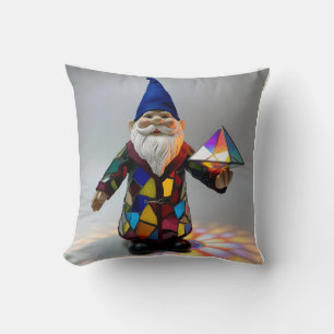 Almofada Jewel Tone Gnome: Magia da Prisma Leve