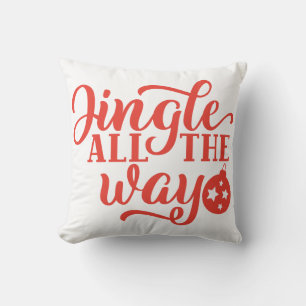Almofada Jingle All Way Christmas Travesseiro - Festivo
