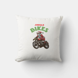Almofada Jingle Bikes Papais noeis engraçadas Natal