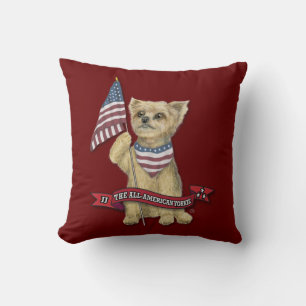 Almofada JJ O Travesseiro decorativo Yorkie americano