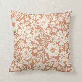 Almofada Joanie Terracotta Floral Travesseiro