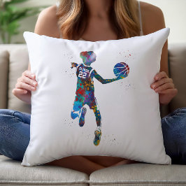 Almofada Jogador de Basquete Adolescente