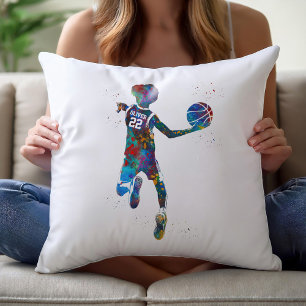 Almofada Jogador de Basquete Adolescente