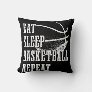 Almofada Jogador de basquete repetitivo de basquete Caco