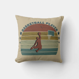 Almofada Jogador de Basquete Slam Dunk Retro