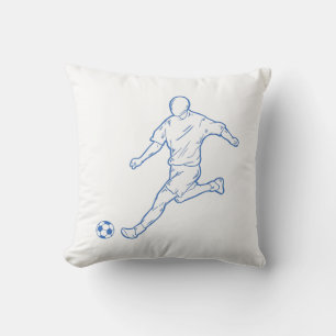 Almofada jogador de futebol