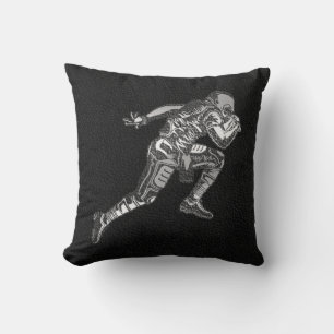 Almofada Jogador de Futebol Correndo Quarterback Preto Prat