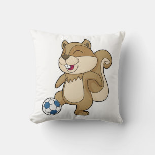 Almofada Jogador de futebol do Esquilo