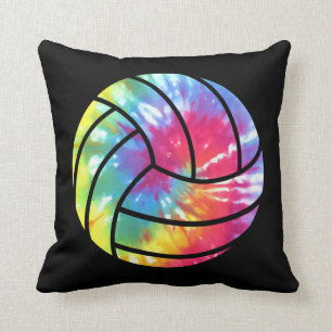 Almofada Jogador De Voleibol De Cor Aquática Colorido De H