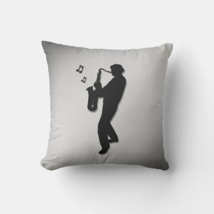 Almofada Jogador saxofone