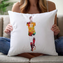 Almofada Jogadora de Futebol Feminino