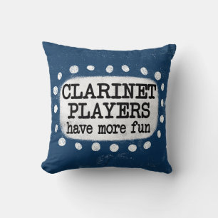 Almofada Jogadores Clarinet Têm Mais Travesseiro decorativo