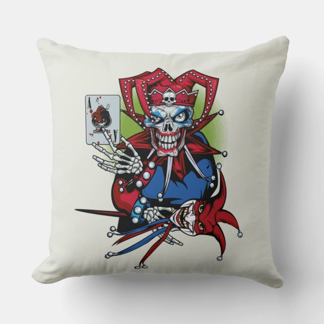 Almofada Jogando cartão, Joker (Frente)