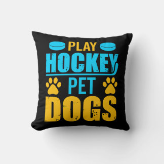 Almofada Jogar Cachorros de Pet de Hockey
