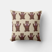 Jogar Cushion Brown Bear