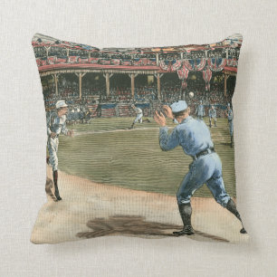 Almofada Jogo da Liga Nacional de Basebol de 1886