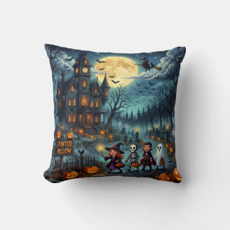 Almofada Jogue PHalloween Casa Assombrada Truque ou Tratame