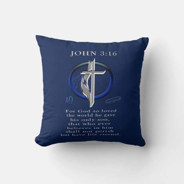 Almofada John 3:16 (Frente)