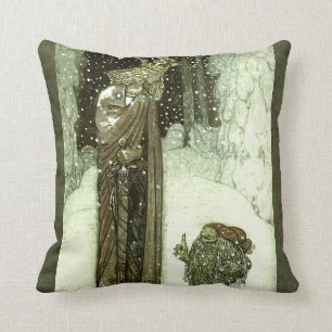 Almofada John Bauer a princesa e o troll