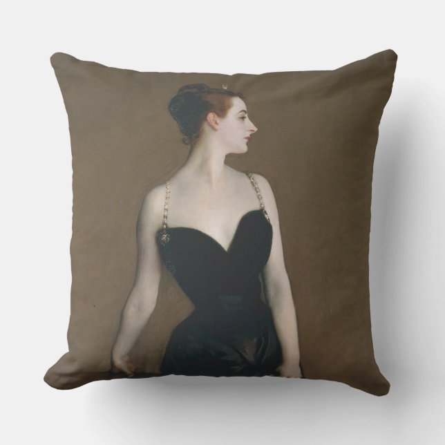 Almofada John Singer Sargent Madame X Retrato Clássico (Frente)