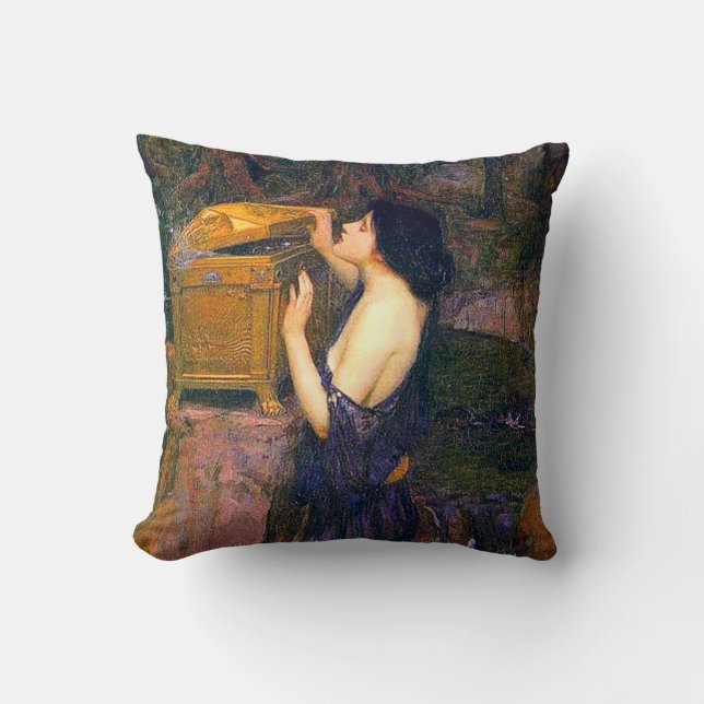 Almofada John W. Waterhouse Antes do Raphaelite Travesseiro (Frente)