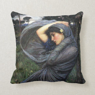 Almofada John W. Waterhouse Pre-Raphaelite Boreas Travessei