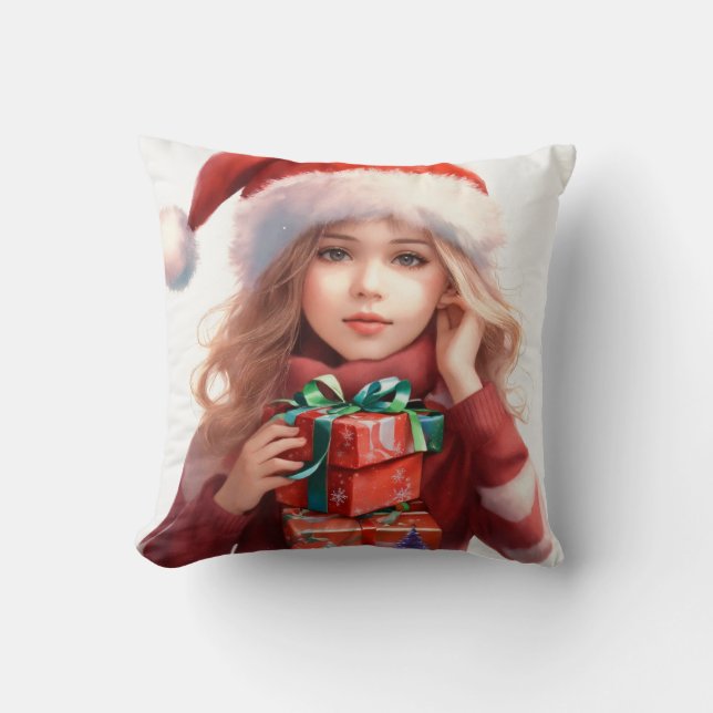 Almofada "Jolly Festivations: Natal 2025 - Coleção de Tee" (Frente)