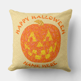 Almofada Jolly Jack O Lanterna Halloween Pumpkin