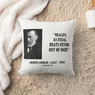 Almofada Joseph Conrad Realidade Como O Costume Bebe A Cita